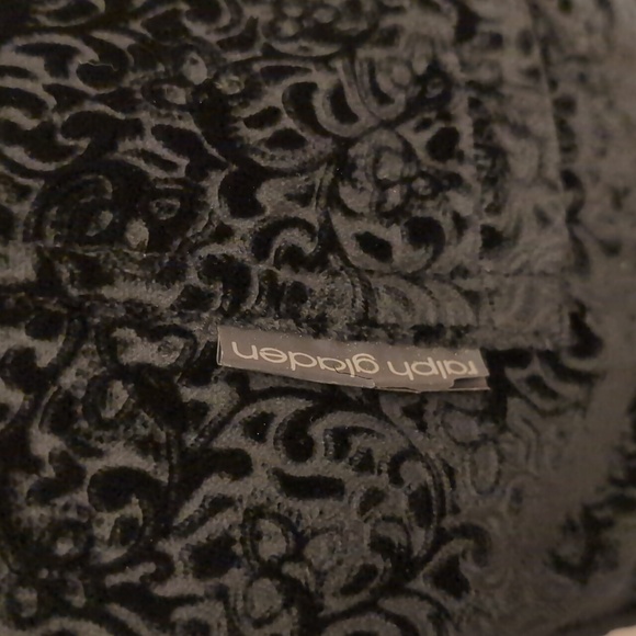 Black Velvet Pants - Picture 2 of 2